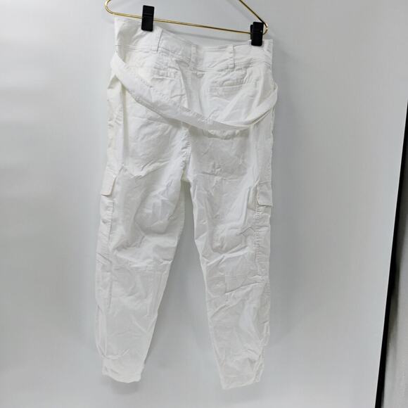 Polo Ralph Lauren Pants womens white cargo pants high waist belted pockets - Picture 13 of 15
